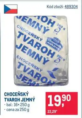 Makro Choceňský tvaroh jemný nabídka