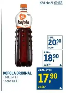 Makro Kofola Original nabídka