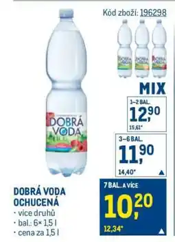 Makro DOBRÁ VODA OCHUCENÁ nabídka