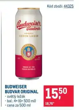 Makro Budweiser Budvar original nabídka