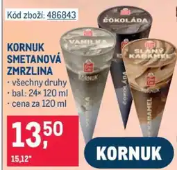 Makro KORNUK SMETANOVÁ ZMRZLINA nabídka