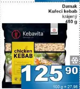 Jip Damak Kuřecí kebab krájený nabídka