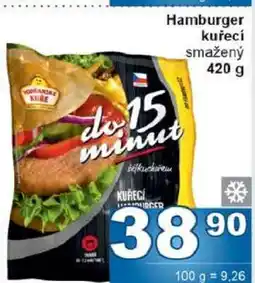Jip Hamburger kuřecí smažený nabídka