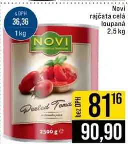 Jip Novi rajčata celá loupaná nabídka