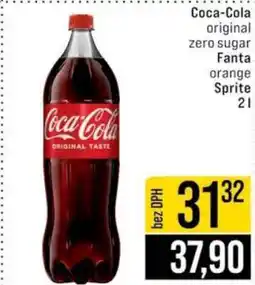 Jip Coca-Cola original zero sugar Fanta orange Sprite nabídka