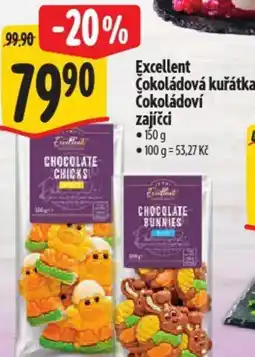 Albert Excellent Čokoládová kuřátkaČokoládoví zajíčci nabídka