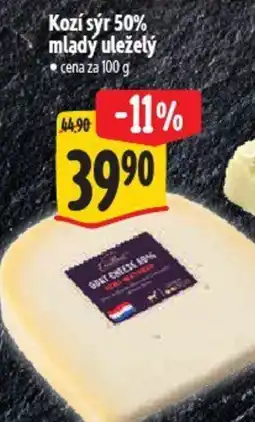 Albert Kozí sýr 50% mladý uleželý nabídka