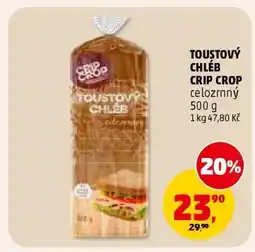 Penny Market TOUSTOVÝ CHLÉB CRIP CROP celozrnný 500 g nabídka