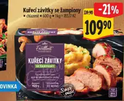 Albert Kuřecí závitky se žampiony nabídka