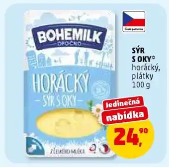 Penny Market BOHEMILK Horácký sýr s oky nabídka