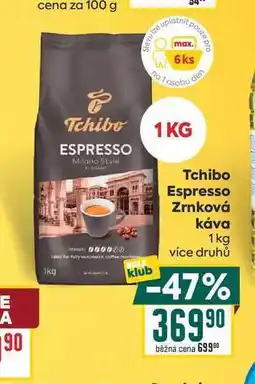 Billa Tchibo Espresso Zrnková Κάνα nabídka