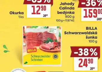 Billa BILLA Schwarzwaldská šunka nabídka