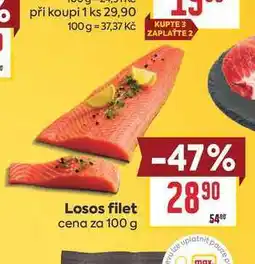 Billa Losos filet cena za nabídka