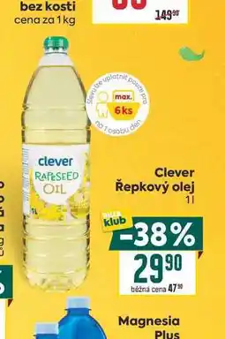 Billa Clever Řepkový olej nabídka