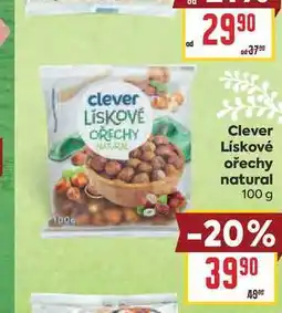 Billa Clever Lískové ořechy natural nabídka