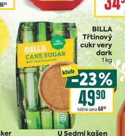 Billa BILLA Třtinový cukr very dark nabídka