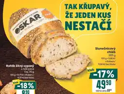 Billa Slunečnicový chléb nabídka