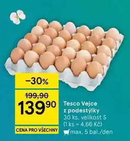 Tesco Tesco Vejce z podestýlky, 30 ks, velikost S nabídka