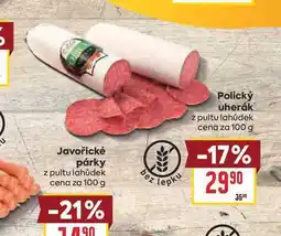 Billa Polický uherák z pultu lahůdek cena za nabídka