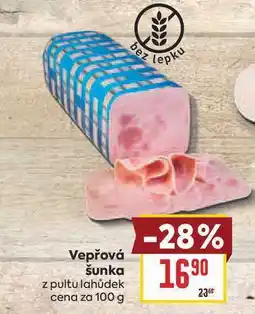 Billa Vepřová šunka z pultu lahůdek cena za nabídka