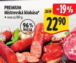 Albert PREMIUM Mistrovská klobása nabídka