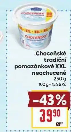 Billa Choceňské tradiční pomazánkové XXL neochucené nabídka