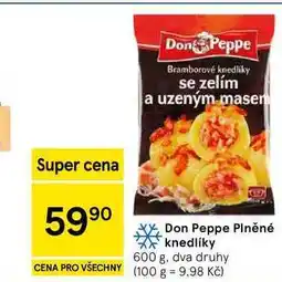 Tesco Don Peppe Plněné knedlíky, 600 g, dva druhy nabídka