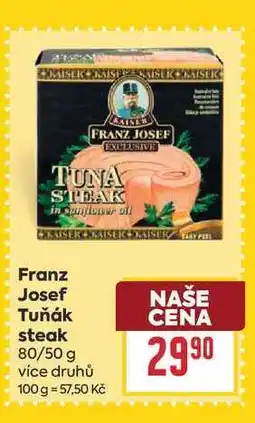 Billa Franz Josef Tuňák steak 80/50 g nabídka