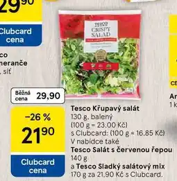 Tesco Tesco Křupavý salát, 130 g. balený nabídka