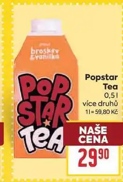 Billa Popstar Tea nabídka