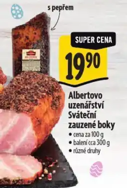 Albert Albertovo uzenářství Sváteční zauzené boky nabídka