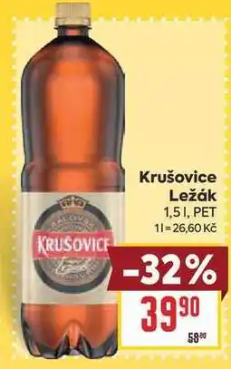 Billa Krušovice Ležák 1,5 1, PET nabídka