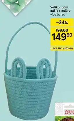 Tesco Velikonoční košík s oušky více barev nabídka