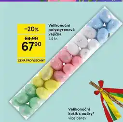 Tesco Velikonoční polystyrenová vajíčka, 44 ks nabídka