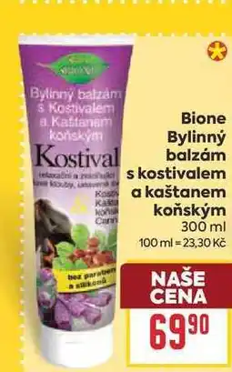 Billa Bione Bylinný balzám s kaštanem koňským nabídka