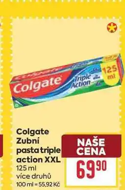 Billa Colgate Zubní pasta triple action XXL nabídka