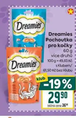 Billa Dreamies Pochoutka pro kočky nabídka
