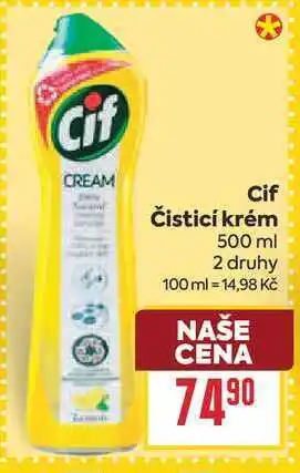 Billa Cif Čisticí krém nabídka