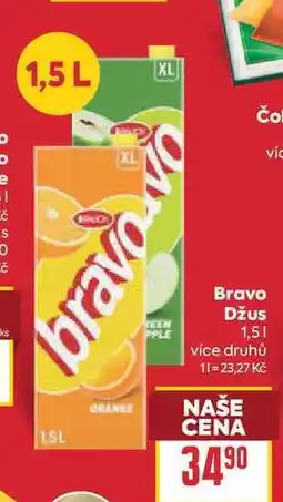 Billa Bravo Džus nabídka