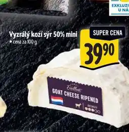 Albert Vyzrálý kozí sýr 50% mini nabídka