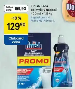 Tesco Finish Sada do myčky nádobí, 400 ml + 1,5 kg nabídka