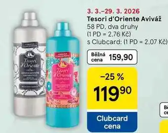 Tesco Tesori d'Oriente Aviváž, 58 PD nabídka