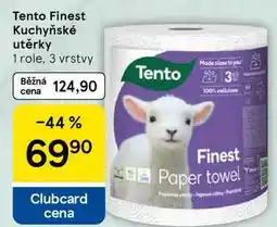 Tesco Tento Finest Kuchyňské utěrky, 1 role. 3 vrstvy nabídka