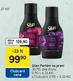 Tesco Silan Parfém na praní, 30 PD, dva druhy nabídka