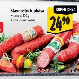 Albert Slavnostní klobása nabídka