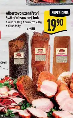 Albert Albertovo uzenářství Sváteční zauzený bok nabídka