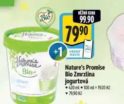 Albert Nature's Promise Bio Zmrzlina jogurtová nabídka