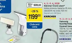 Tesco Kärcher Čistič oken, doba provozu baterie 25 min, zásobník na vodu nabídka