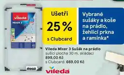 Tesco Vileda Mixer 3 Sušák na prádlo sušicí plocha 30 m. skládací nabídka