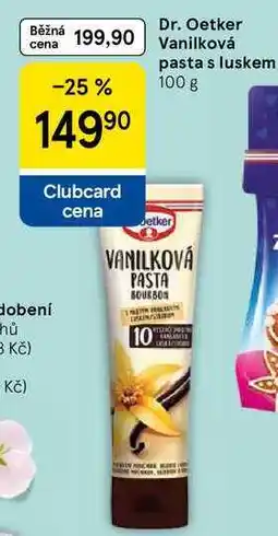 Tesco Dr. Oetker Vanilková pasta s luskem nabídka